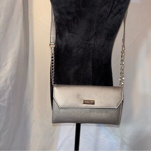 Kenneth Cole Reaction Chain Strap Metallic Evening Crossbody Bag